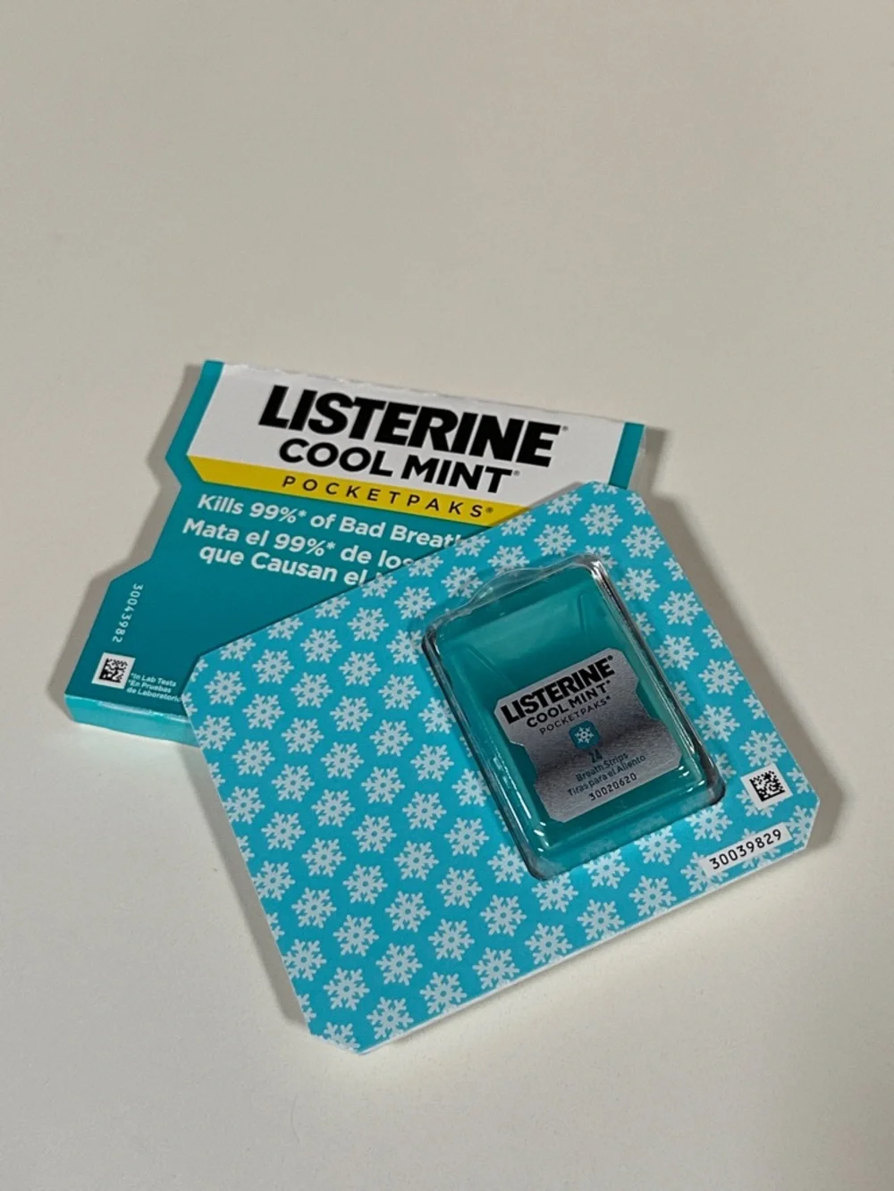 12 Packs Of Listerine Cool Mint Breath Strips Pock